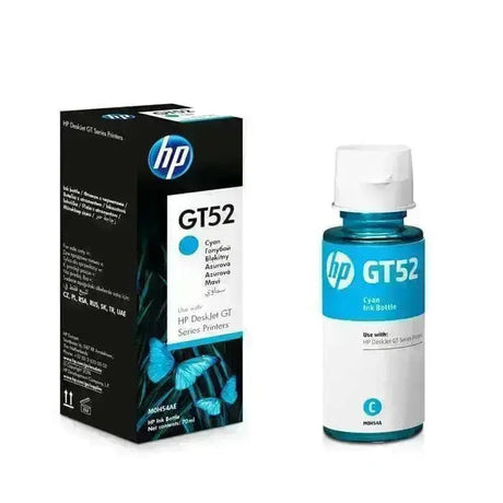 Botella de Tinta HP GT52 Cyan | Ink Tank 315/110/115/415 - DeskJet GT-5810/5820 - Smart Tank 580 / 750 | 8,000 páginas - Panamá