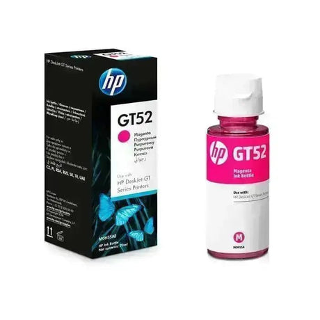 Botella de Tinta HP GT52 Magenta | Ink Tank 315/110/115/415 - DeskJet GT-5810/5820 - Smart Tank 580 / 750 | 8,000 páginas - Panamá