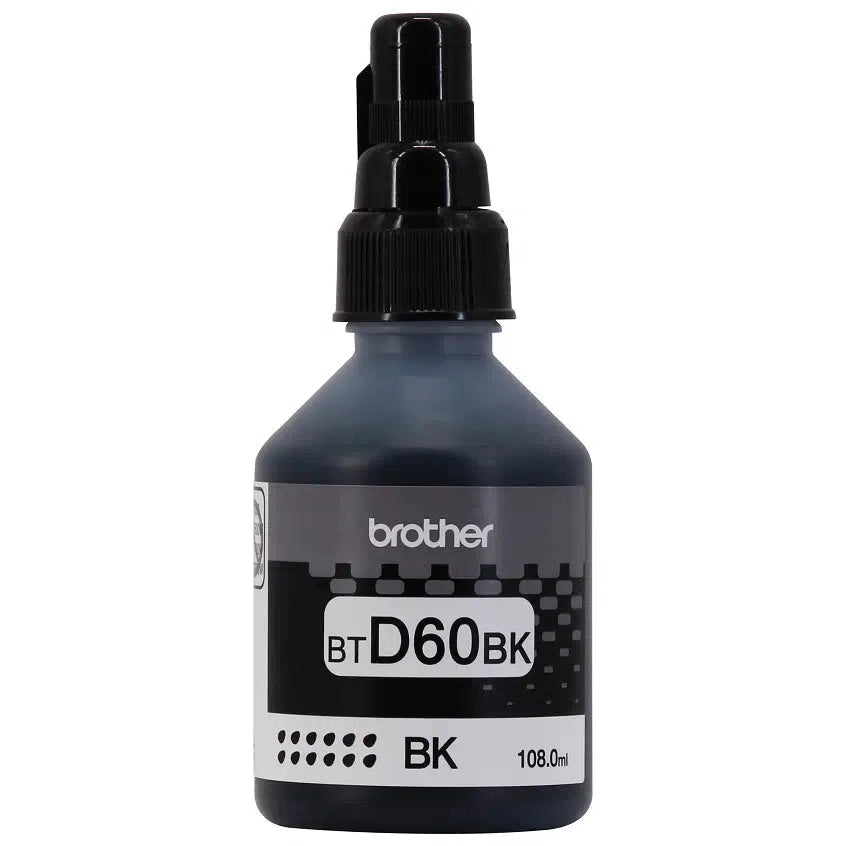 Botella de Tinta Brother BTD60BK | Para DCP-T510W / DCP-T700W / DCP-T710W / MFC-T910W / MFC-T810W / MFC-T920DW | 6,500 paginas - Panamá