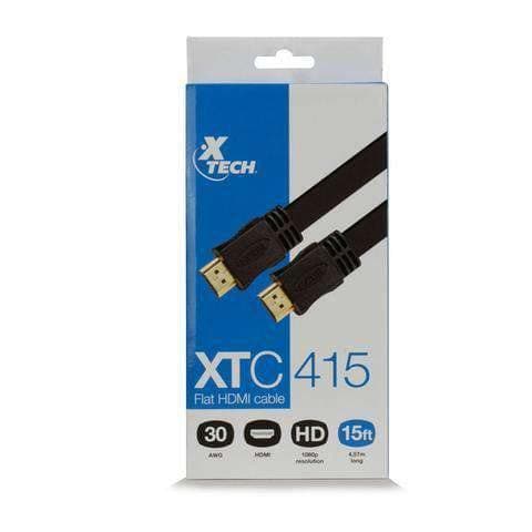 Cable Plano HDMI XTECH 15 pies Macho a Macho | XTECH XTC-415 - Panamá