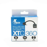 Cable XTech Adaptador Micro USB macho a USB-A Hembra XTECH XTC-360 - Panamá