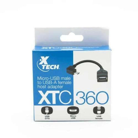 Cable XTech Adaptador Micro USB macho a USB-A Hembra XTECH XTC-360 - Panamá