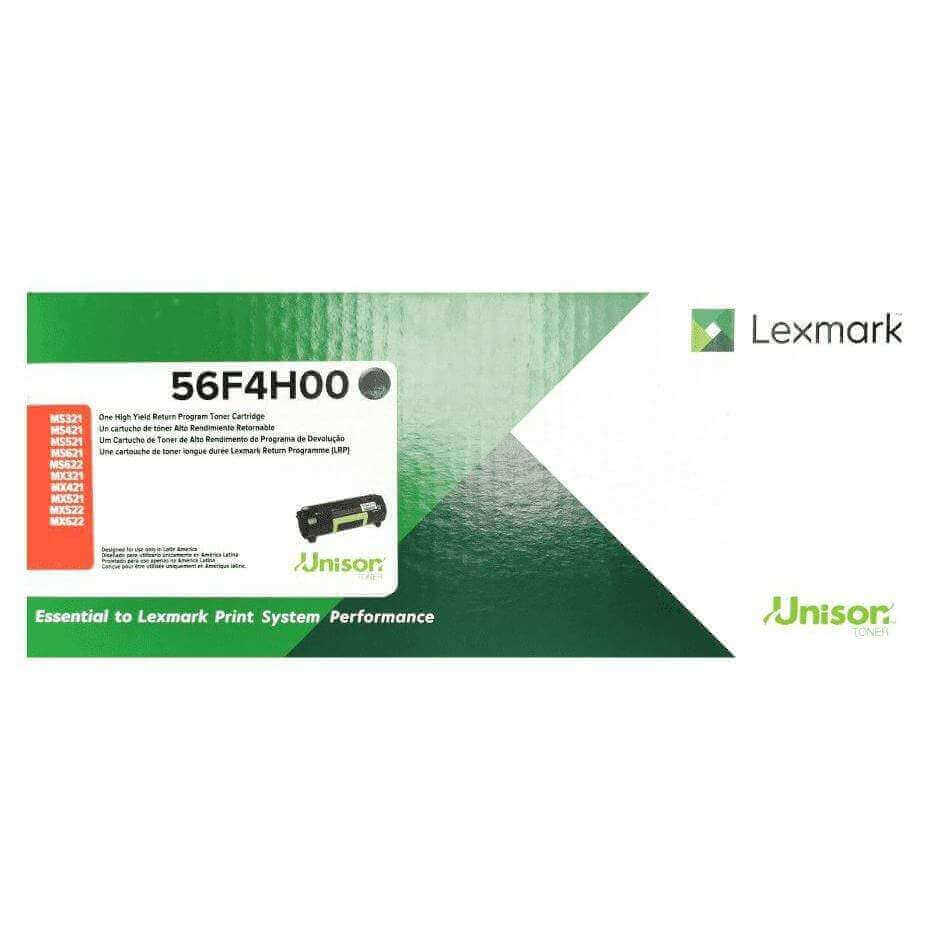 Cartucho de Toner Lexmark 56F4H00 - Alto Rendimiento| Para MS521dn / MX521ade / MS621dn / MX522adhe / MS622de / MX622adhe / MS321dn / MX321adn / MS421dn / MX421ade - Panamá