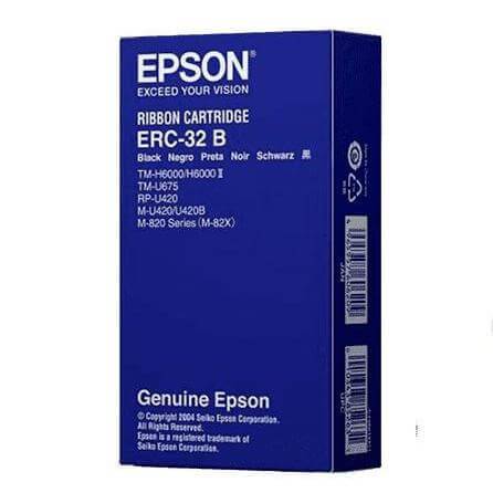Cinta Epson ERC-32B Negro | Para M 820 / M 825 / M 935 / TM-H6000II / TM-U675 - Panamá