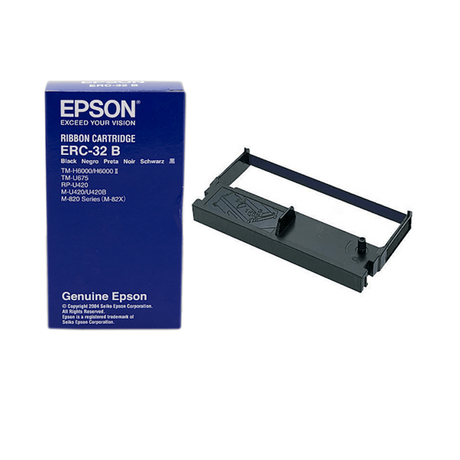 Cinta Epson ERC-32B Negro | Para M 820 / M 825 / M 935 / TM-H6000II / TM-U675 - Panamá