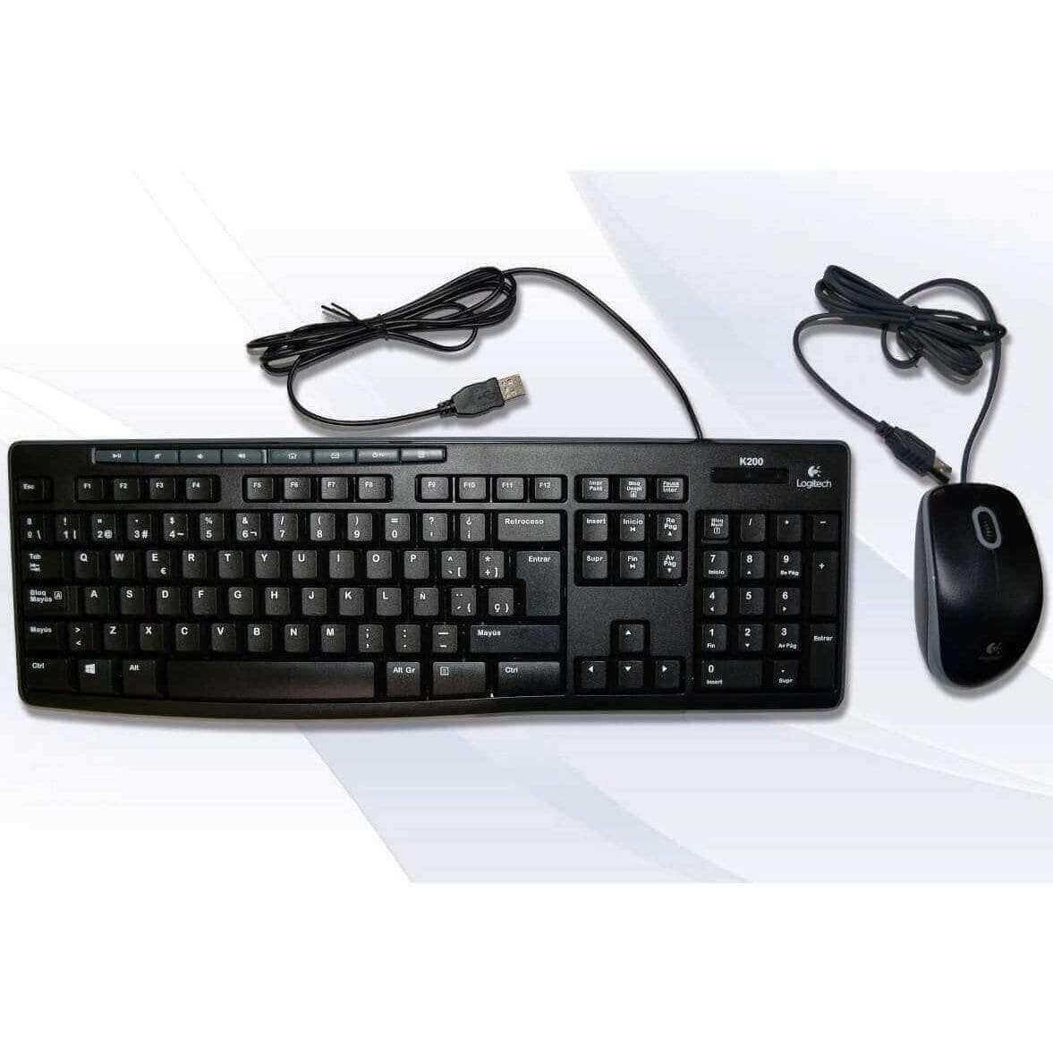 Combo Teclado Mouse MK200 / MK-200 Español - 920-002716 - Panamá