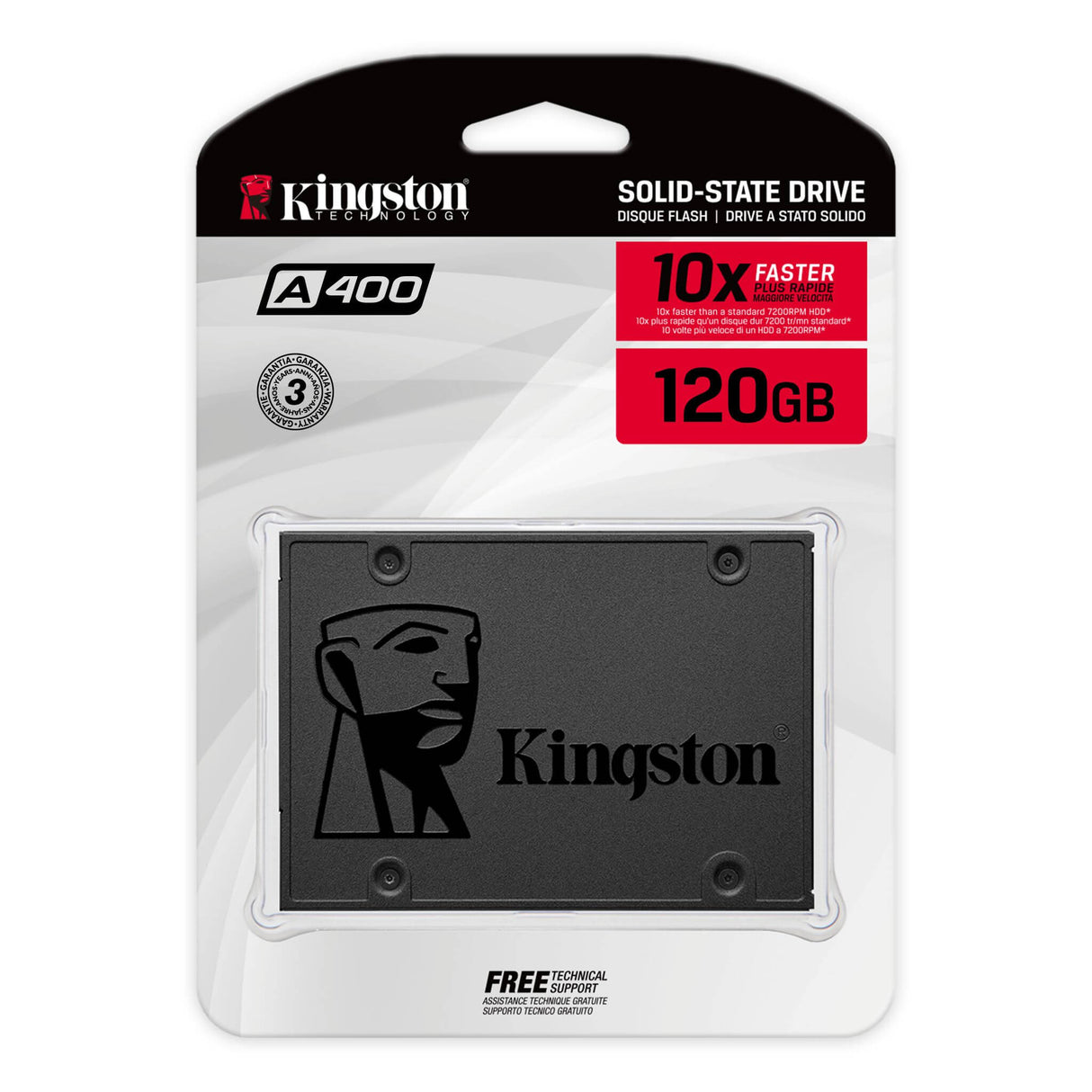 Disco Duro Estado Solido SSD 480GB Kingston A400 SA400S37/480G - Panamá