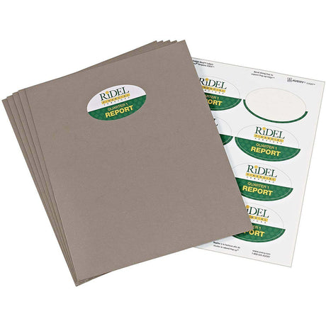 Etiqueta Avery Ovaladas para impresoras Láser InkJet- Glossy White - Panamá