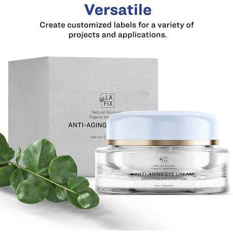 Etiqueta Avery Rectangular para impresoras Láser InkJet- Cristal Transparente Brillante - Panamá