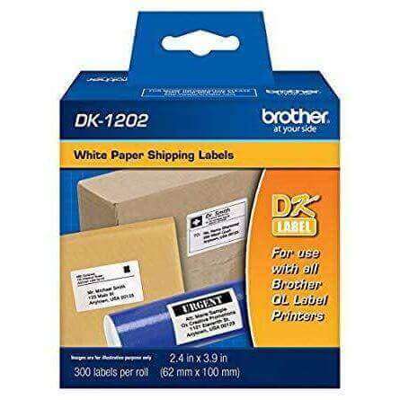 Etiqueta Brother DK-1202 - 2.4" X 3.9" 300 etiquetas - Panamá