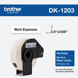 Etiqueta Brother DK1203 - 0.66 in x 3.4 pulgadas - 300 etiquetas - Panamá