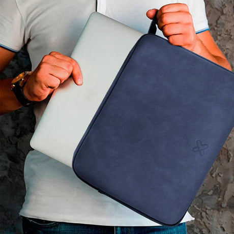 Funda de Gamuzapara Laptop SquareShield Azul - KNS-220BL - Panamá