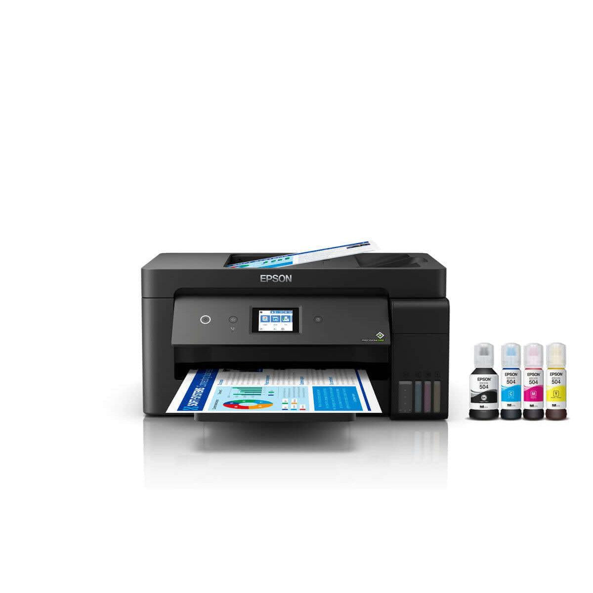 Impresora Epson EcoTank L14150 Multifuncional Inalámbrica 4 en 1 - Imprime hasta 13" x 19" - Rendimiento de 7,500 páginas en Negro y 6,000 a Color - Panamá