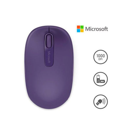 Mouse Microsoft Wireless Mobile 1850-U7Z-00041 - Púrpura - Panamá