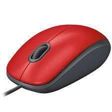 Mouse (Raton) Logitech M110 Silent-Rojo - Panamá