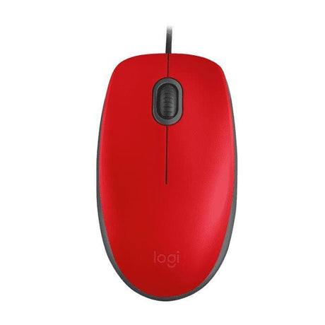 Mouse (Raton) Logitech M110 Silent-Rojo - Panamá