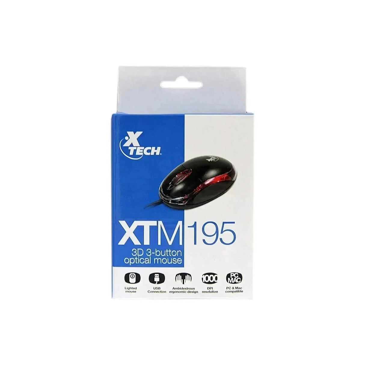 Mouse XTech XTM-195 | Cable USB - Panamá