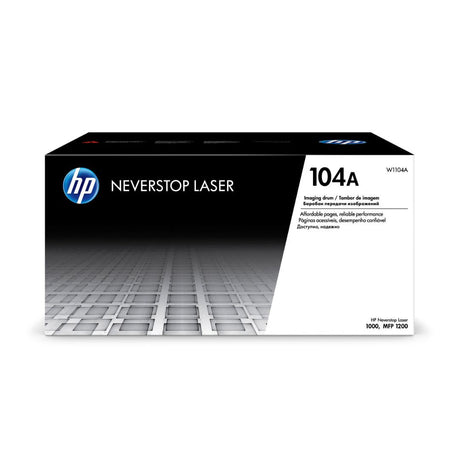 Tambor Hp W1104A - 104A Negro Láser Original | Para Neverstop Laser 1000a / 1000w / 1200a / 1200w | 20.000 páginas - Panamá