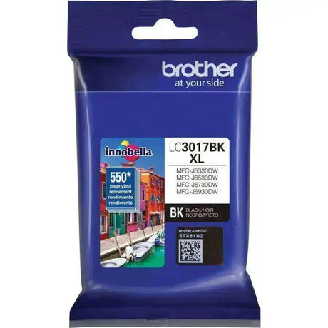 Tinta Brother Innobella LC3017BK | LC-3017BK - Negro | Para MFC-J6930DW / MFC-J6530DW / MFC-J5330DW / MFC-J6730DW | 550 Páginas - Panamá
