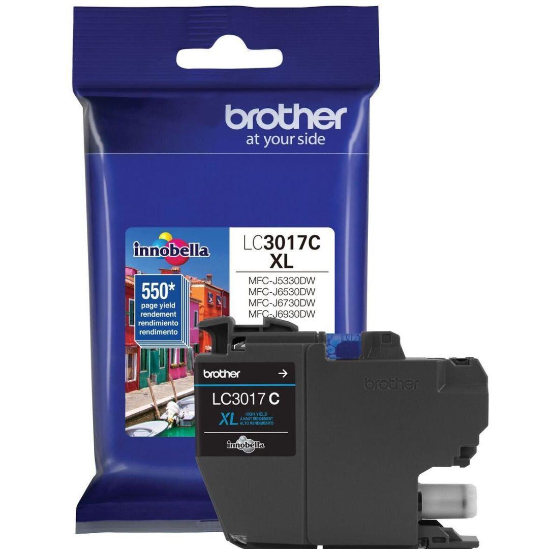 Tinta Brother Innobella LC3017C - Cyan | Para MFC-J6930DW / MFC-J6530DW / MFC-J5330DW / MFC-J6730DW | 550 Páginas - Panamá