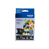 Tinta Brother LC 75 BK- XL-Negro | Para MFC-J425W / MFC-J430W / MFC-J625DW / MFC-J835DW - Panamá