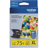 Tinta Brother LC 75 Y- XL-Amarillo | Para MFC-J425W / MFC-J430W / MFC-J625DW / MFC-J835DW - Panamá