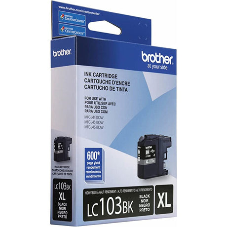 Tinta Brother LC103BK | LC-103BK Negra | Para MFC-J450DW / MFC-J650DW / MFC-J870DW - Panamá