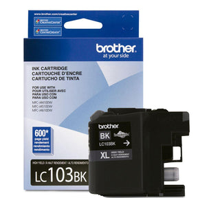 Tinta Brother LC103BK | LC-103BK Negra | Para MFC-J450DW / MFC-J650DW / MFC-J870DW - Panamá
