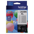 Tinta Brother Lc203Bk | Para MFC-J480DW / MFC-J485DW / MFC-J5520DW / MFC-J5620DW / MFC-J5720DW / MFC-J880DW / MFC-J885DW | 550 páginas - Panamá