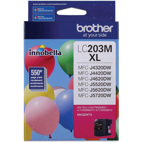 Tinta Brother LC203M - Magenta | Para MFC-J480DW / MFC-J485DW / MFC-J5520DW / MFC-J5620DW / MFC-J5720DW / MFC-J880DW / MFC-J885DW | 550 páginas - Panamá