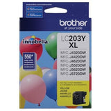Tinta Brother LC203Y - Yellow | Para MFC-J480DW / MFC-J485DW / MFC-J5520DW / MFC-J5620DW / MFC-J5720DW / MFC-J880DW / MFC-J885DW | 550 páginas - Panamá