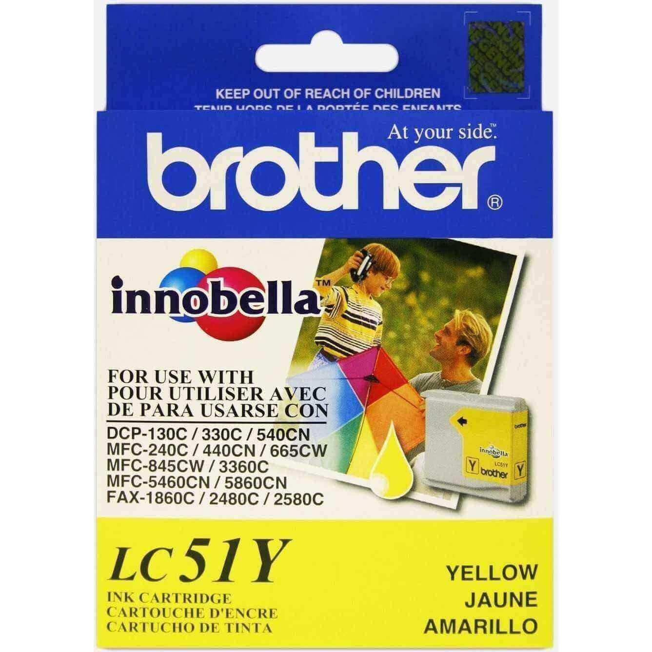 Tinta Brother LC51Y Yellow - Panamá