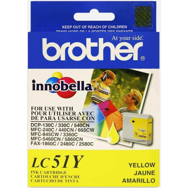 Tinta Brother LC51Y Yellow - Panamá