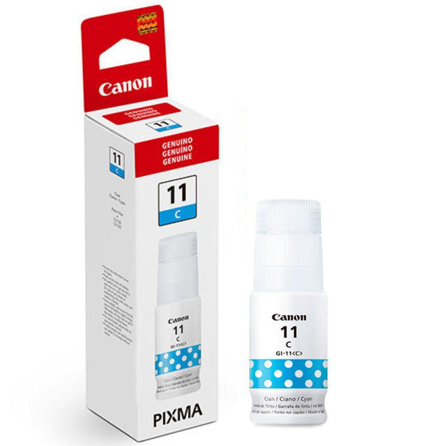 Tinta Canon GI-11 Cyan | Para Pixma G2160 / G3160 / G3170 / G4170 | 7,700 páginas - Panamá