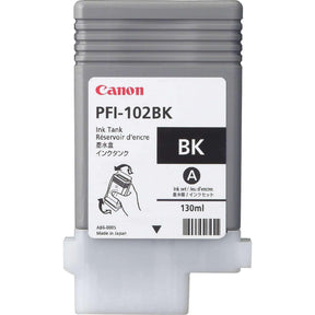 Tinta Canon PFI-102BK- Negro | Para imagePROGRAF IPF500 / IPF600 / IPF700 / IPF710 / IPF720 / IPF750 / IPF755 / IPF760 / IPF765 - Panamá
