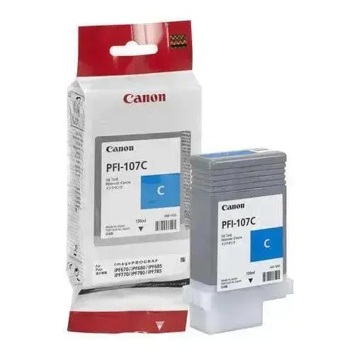 Tinta Canon PFI-107C CYAN Ink Cartridge | Para imagePROGRAF iPF680 / iPF685 / iPF785 / iPF670 / iPF770 / iPF780 - Panamá