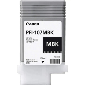 Tinta Canon PFI-107MBK Matte Black Ink Cartridge | Para imagePROGRAF iPF680 / iPF685 / iPF785 / iPF670 / iPF770 / iPF780 - Panamá