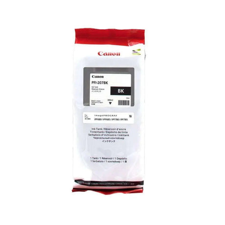 Tinta Canon Pfi-207Bk-Negro | Para imagePROGRAF iPF680 / iPF685 / iPF785 / iPF670 / iPF770 / iPF780 - Panamá