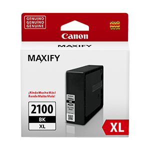 Tinta Canon PGI-2100XL BK NEGRO | Para Canon MAXIFY iB4010 / iB4110 / MB5110 / MB5310 / MB5410 - Panamá