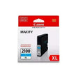 Tinta Canon PGI-2100XL Cian | Para Canon MAXIFY iB4010 / iB4110 / MB5110 / MB5310 / MB5410 - Panamá