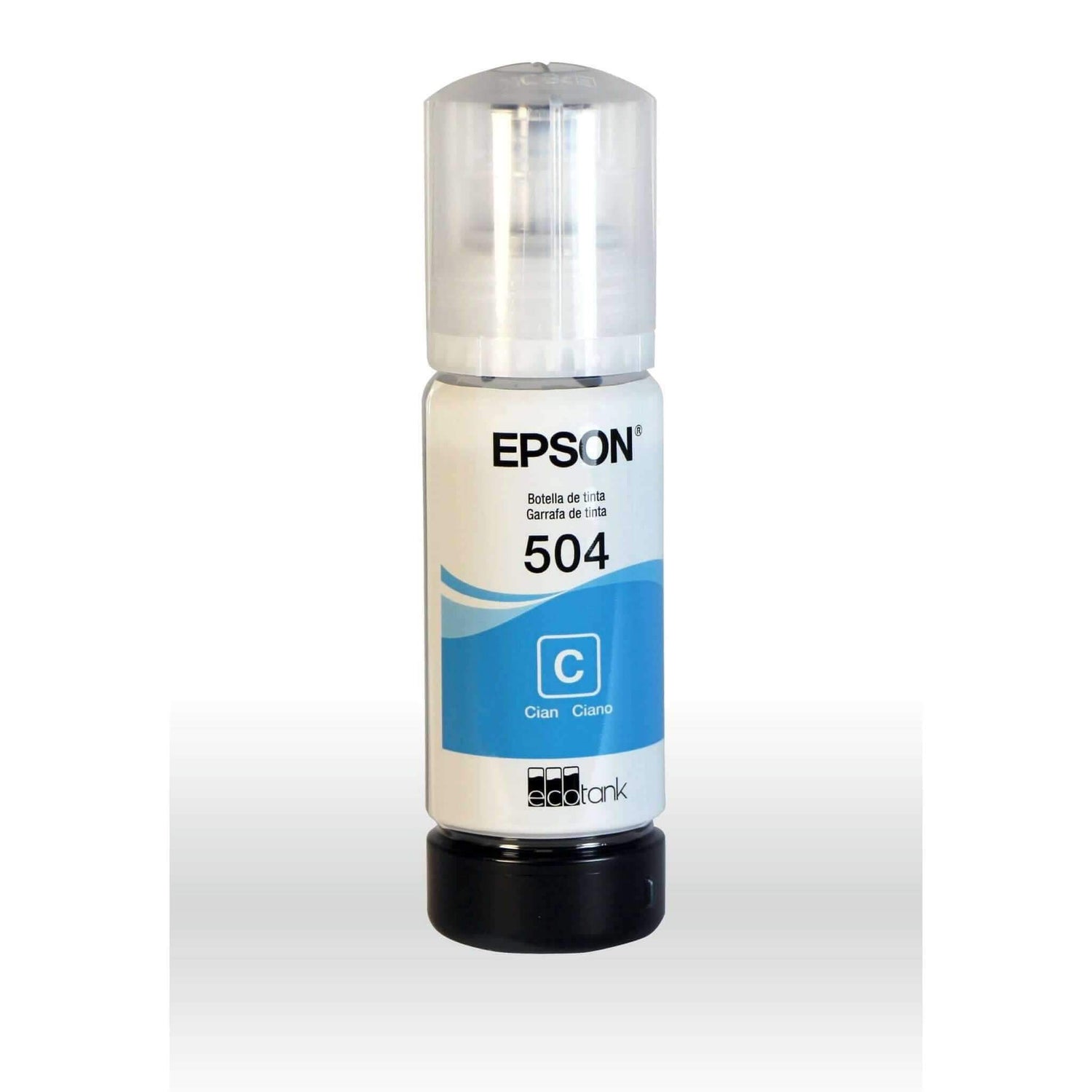 Tinta Epson T504220-AL -Cyan | Ecotank L4150/L4160/L4260/L4360/L6171/L6270/L14150 | 6,000 Páginas - Panamá