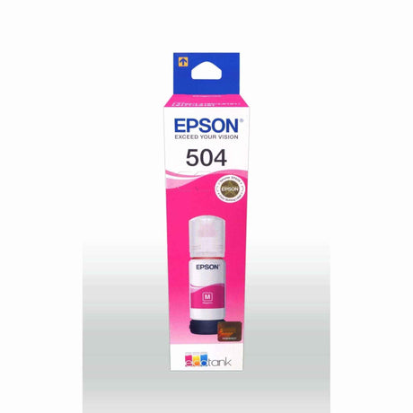 Tinta Epson T504320-AL -Magenta | Ecotank L4150/L4160/L4260/L4360/L6171/L6270/L14150 | 6,000 Páginas - Panamá
