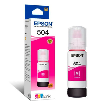 Tinta Epson T504320-AL -Magenta | Ecotank L4150/L4160/L4260/L4360/L6171/L6270/L14150 | 6,000 Páginas - Panamá