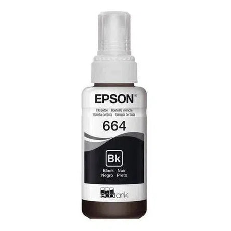 Tinta Epson T664120 Negro (664) | Ecotank L350/L355//L365/L375/L395/L475/L575/L555 - Panamá