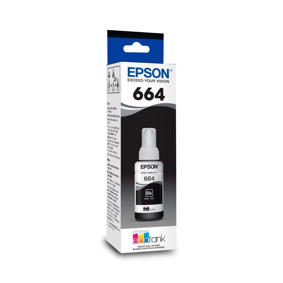 Tinta Epson 664 T664120 Negro Original | Panamá – Quick Service