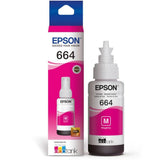 Tinta Epson T664320-AL - Magenta (664)| Ecotank L350/L355//L365/L375/L395/L475/L575/L555 - Panamá