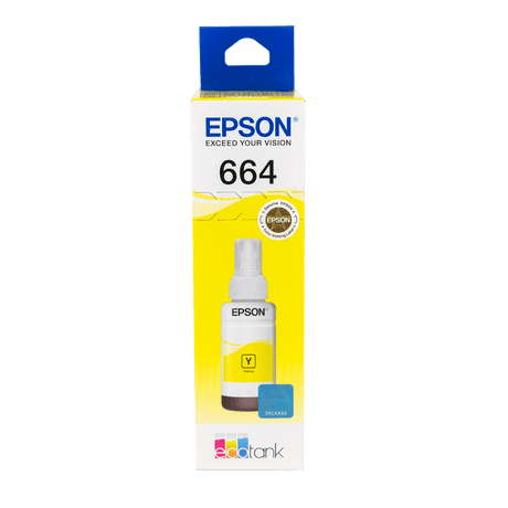 Tinta Epson T664420-AL - Yellow (664) | Ecotank L350/L355//L365/L375/L395/L475/L575/L555 - Panamá