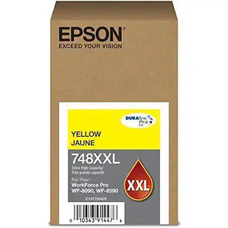 Tinta Epson - T748XXL420 - 748XXL Amarillo | WorkForce Pro WF-6090/WF-6590 - Panamá