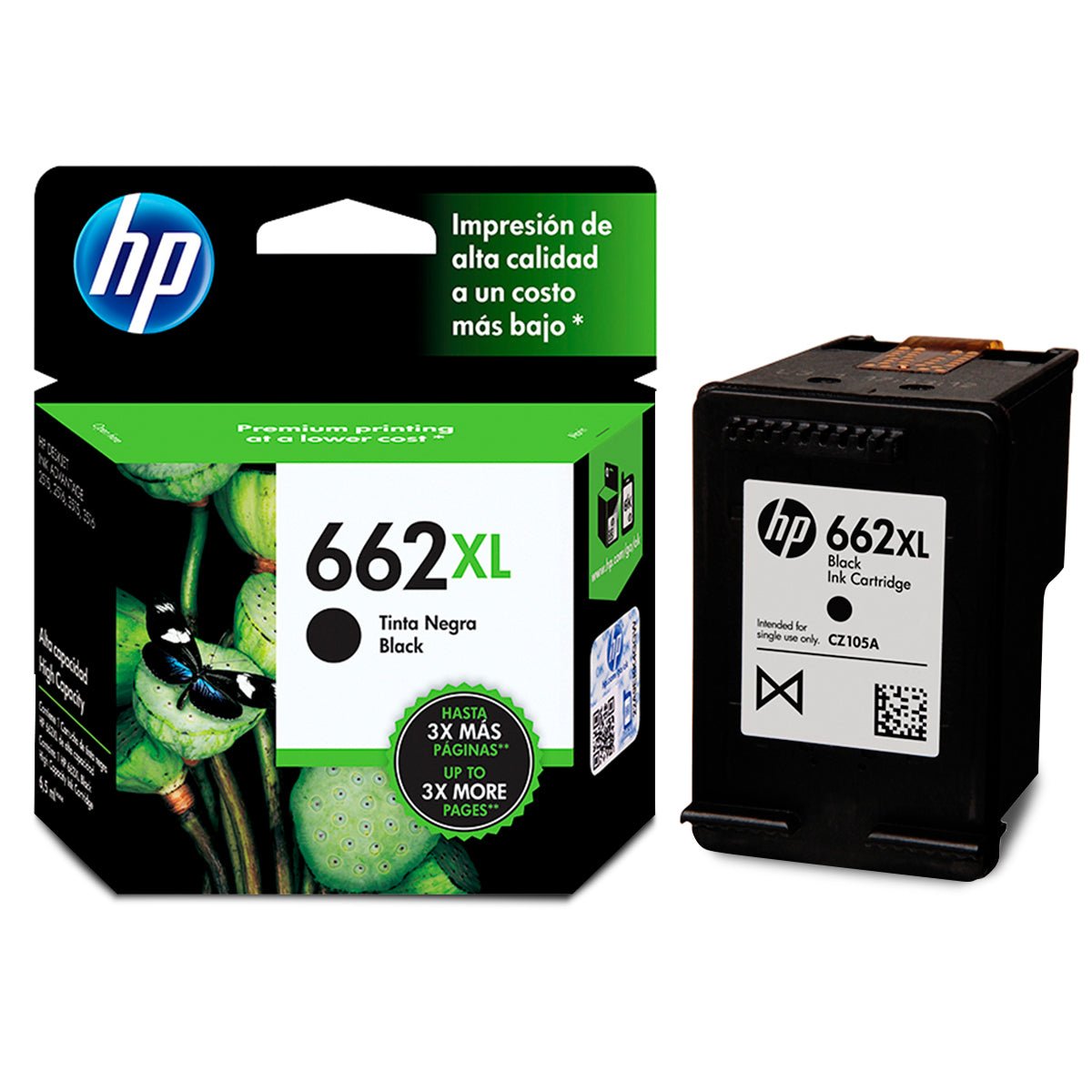 Tinta HP 662XL Negra CZ105AL Original | Panamá – Quick Service