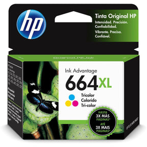 Tinta HP 664XL / 664 XL Color - F6V30AL | DesKjet 2675/3775 | 330 páginas - Panamá